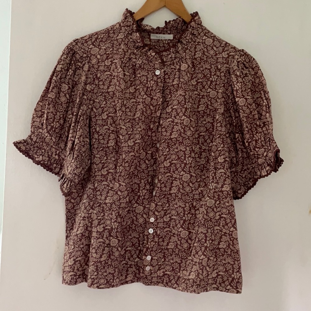 Doen dauphine blouse, large, Euc